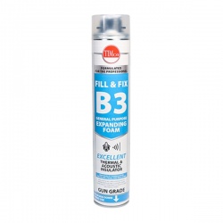 Timco Fill & Fix Expanding PU Foam - B3 - Gun Grade 750ml